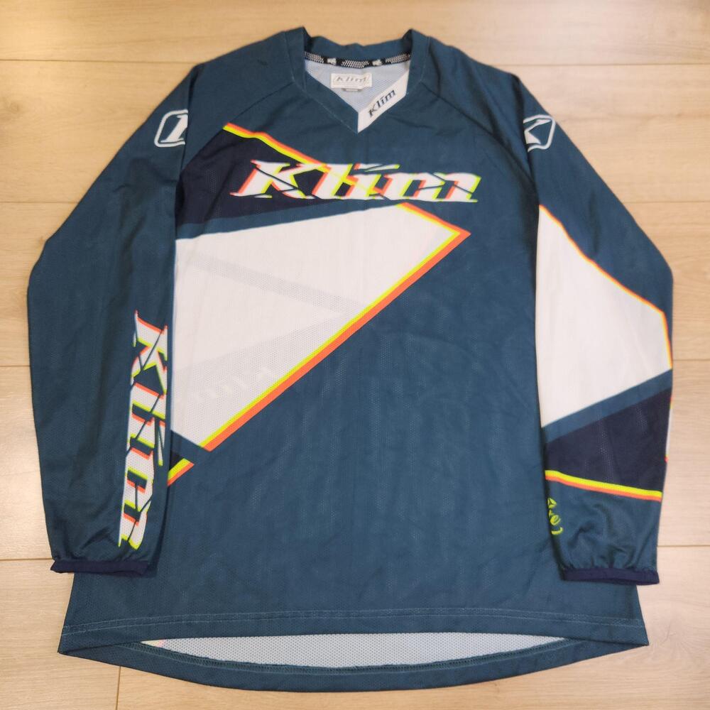 Klim XC Lite Jersey Shirt Womens Medium Blue Long Sleeve Moto Cross Racing